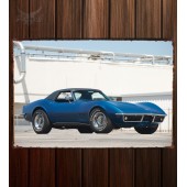 Металлическая табличка Corvette Convertible